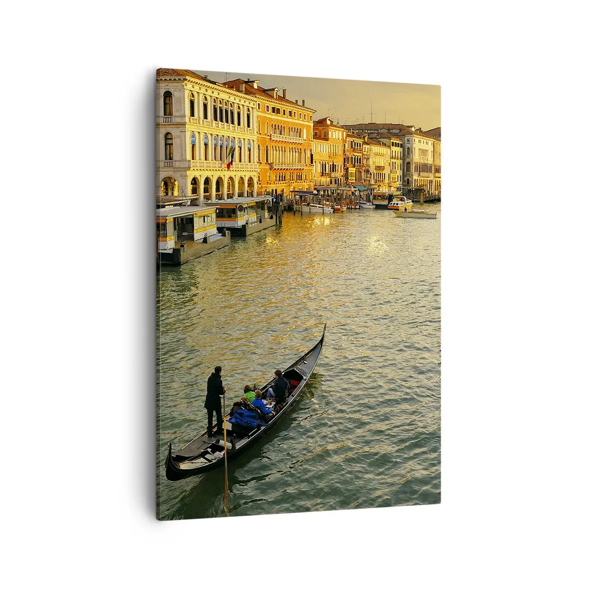 Canvas picture - On the Sunny side of a Street - 50x70 cm