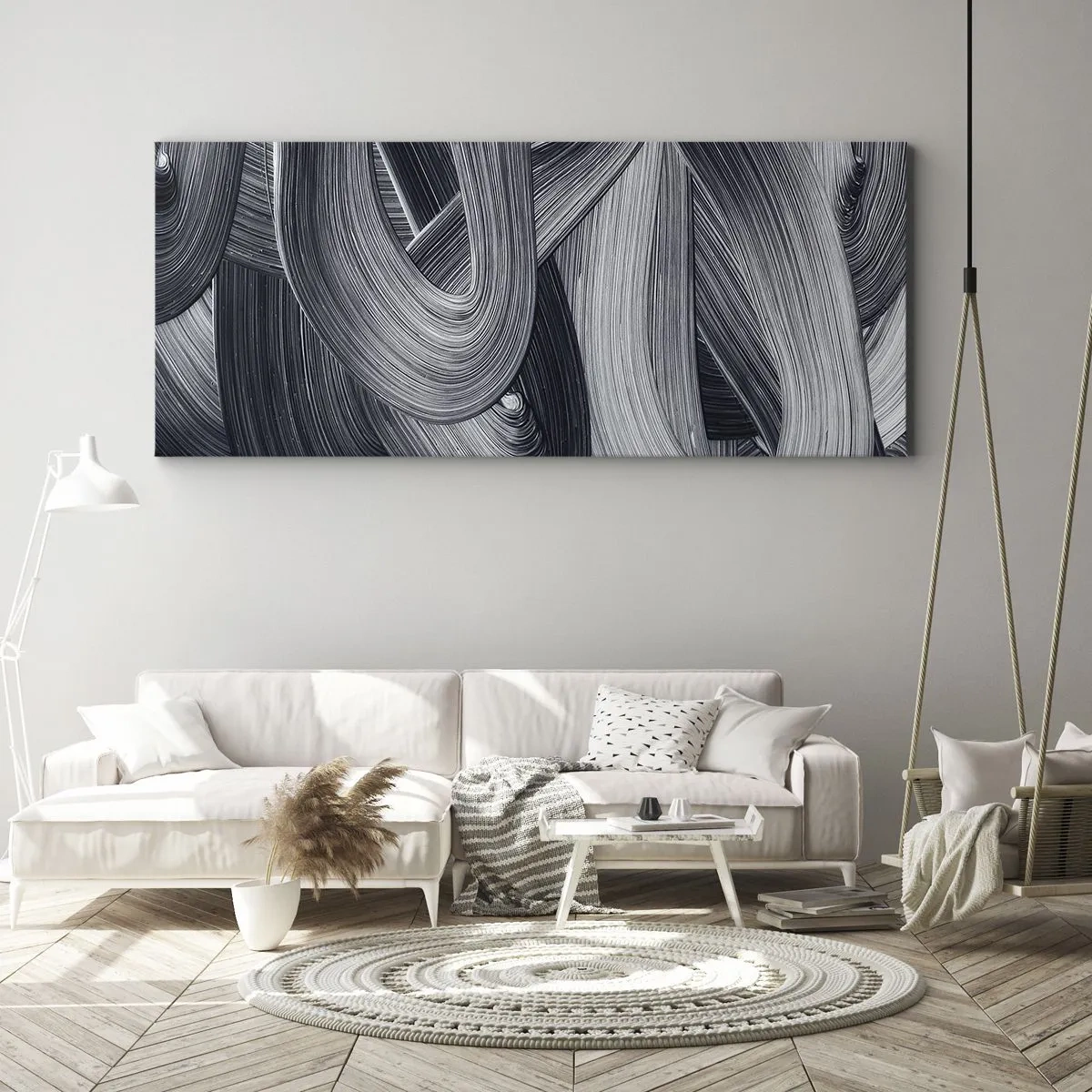 Canvas picture - Fluidity of Reality - 120x50 cm