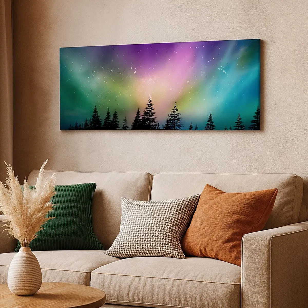 Canvas picture - White Magic - 100x40 cm