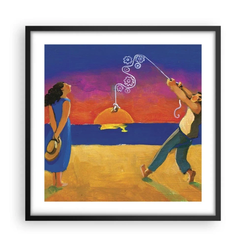 Poster in black frame - More than a Star from the Sky - 50x50 cm