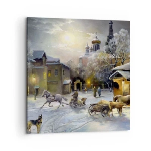Canvas picture - Magic of Russian Winter - 50x50 cm