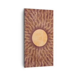 Canvas picture - Sun Icon - 55x100 cm