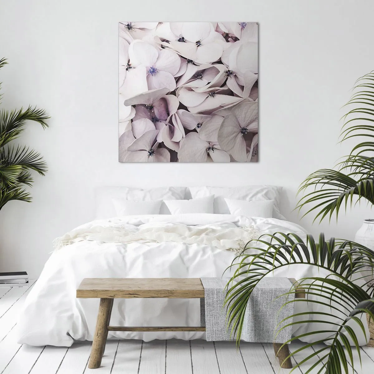 Canvas picture - In the Flood of Flowers - 40x40 cm