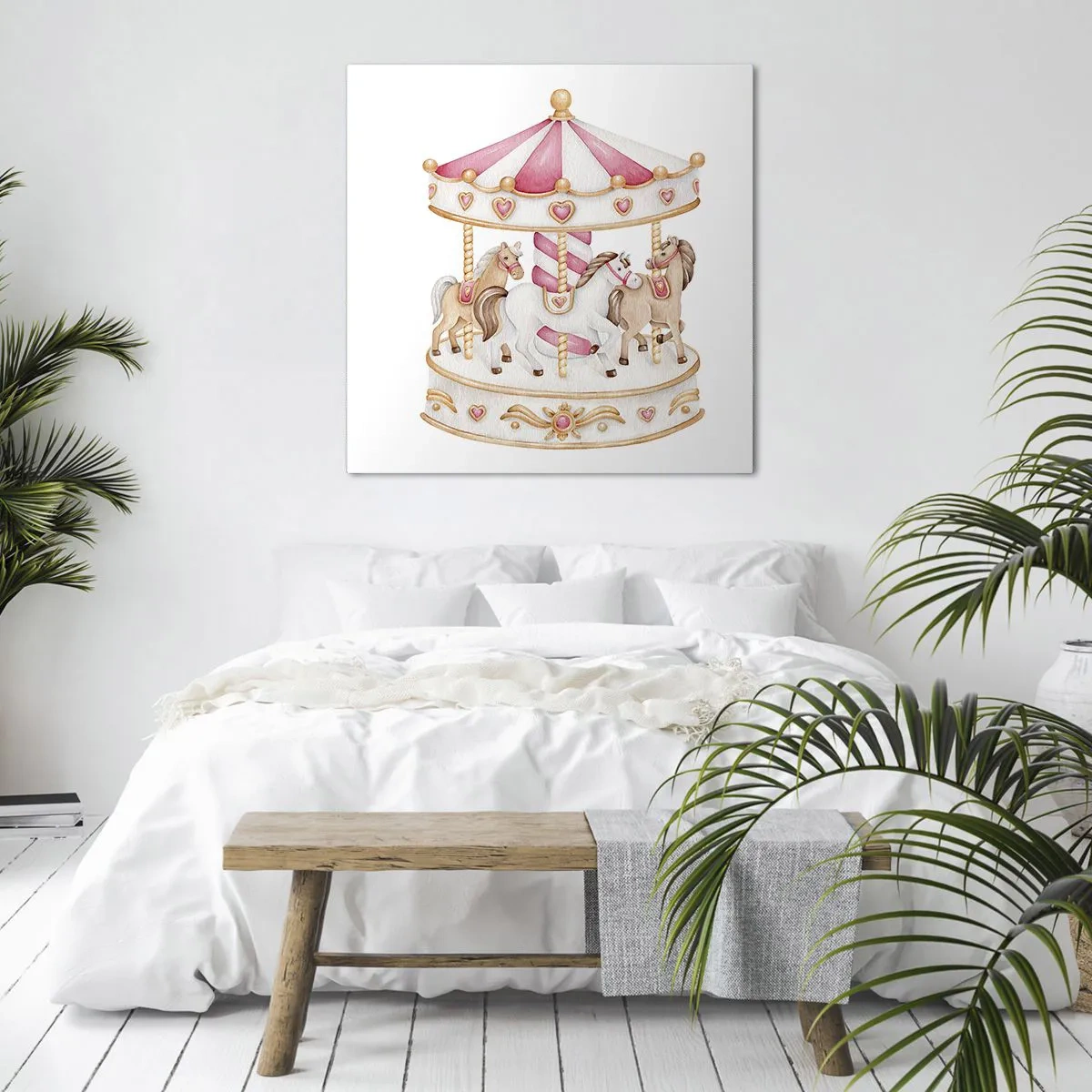 Canvas picture - Sweet World of Childhood - 30x30 cm