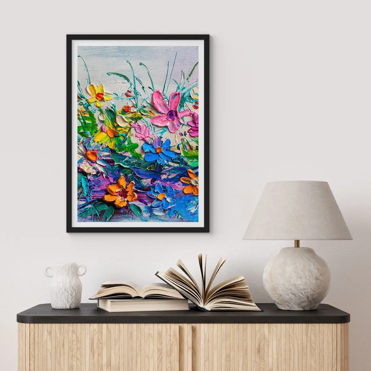 Poster in black frame - Not So Still Nature - 40x50 cm