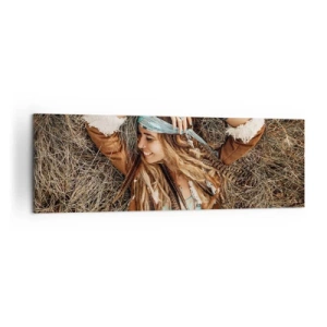 Canvas picture - On the Way to the Summer of Love - 160x50 cm