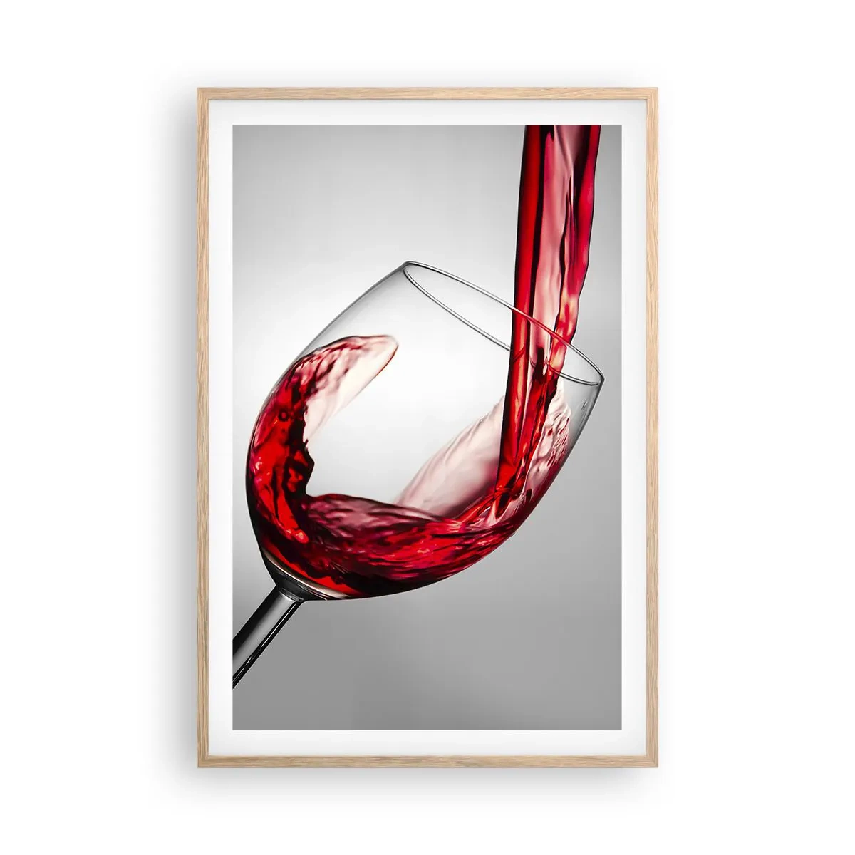 Poster in light oak frame - Colour - Movement - Sound - 61x91 cm