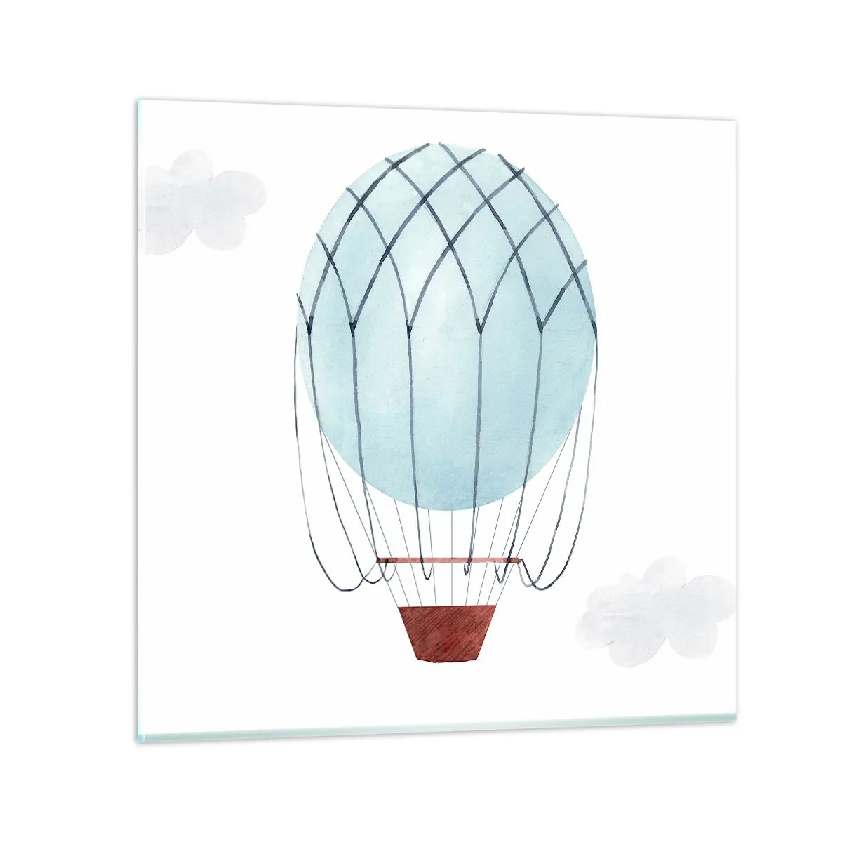 Glass picture - All in the Clouds - 50x50 cm