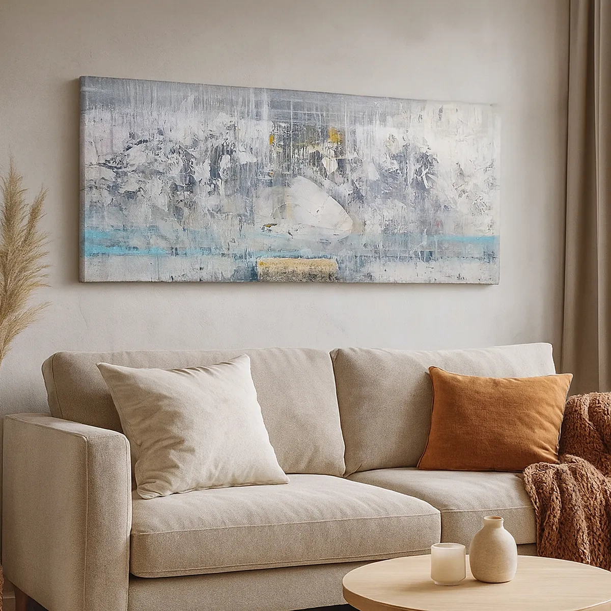 Canvas picture - Icy Path - 30x30 cm