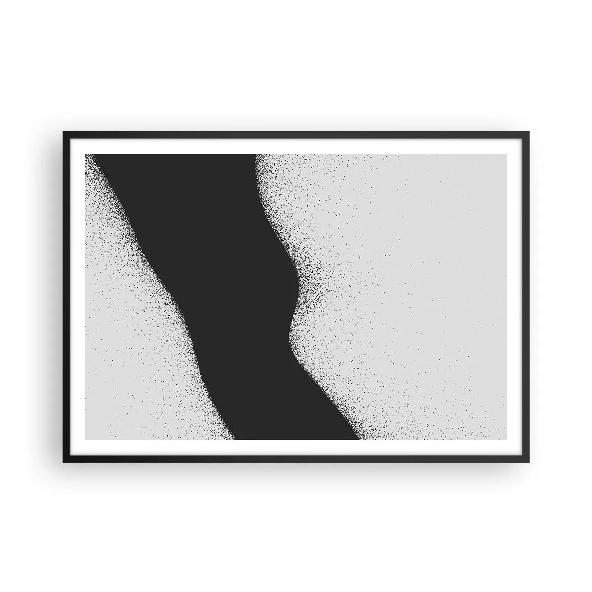 Poster in black frame - Fluid Balance - 100x70 cm