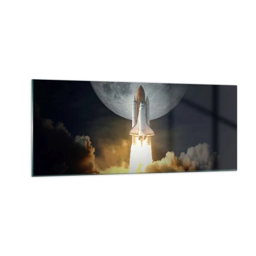 Glass picture - Beginning of Unearthly Adventure - 100x40 cm