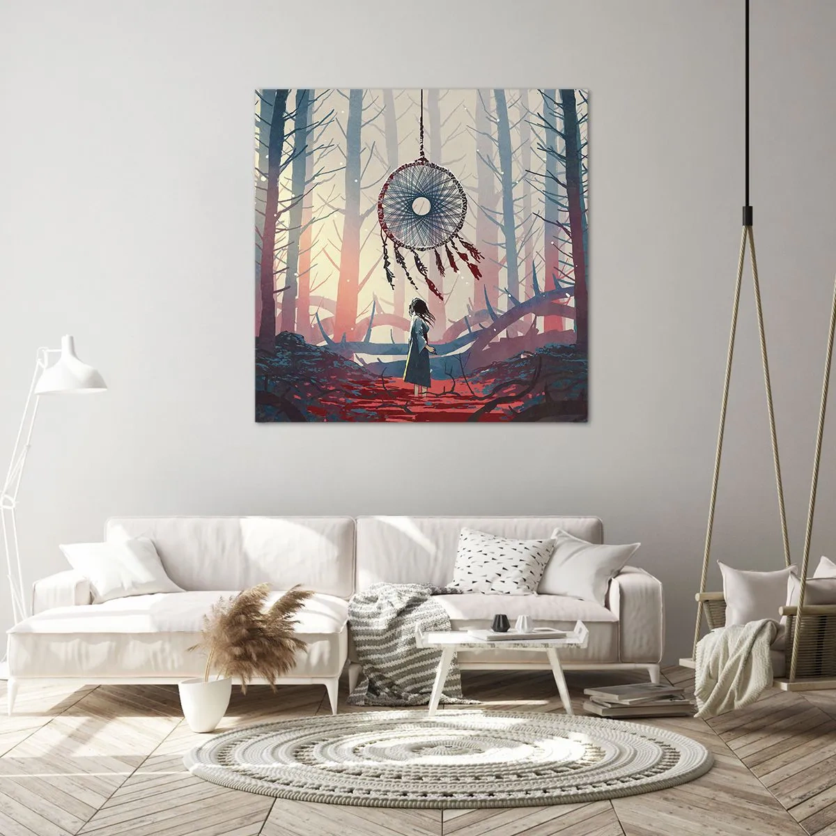 Canvas picture - Mysterious Ritual of Life - 50x50 cm