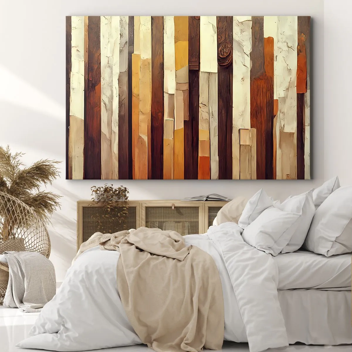 Canvas picture - Anthem of Forest Birds - 100x70 cm