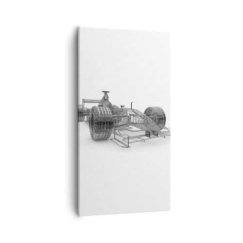 Canvas picture - Ideal Construction -How Speed Works - 55x100 cm