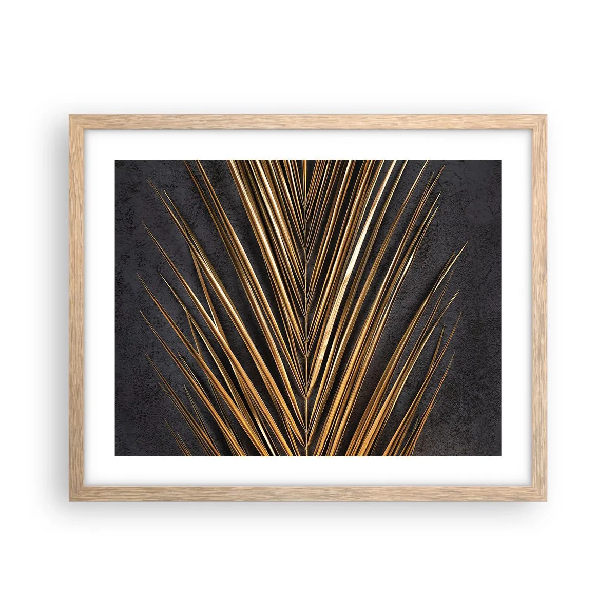 Poster in light oak frame - Gold of the Tropics - 50x40 cm