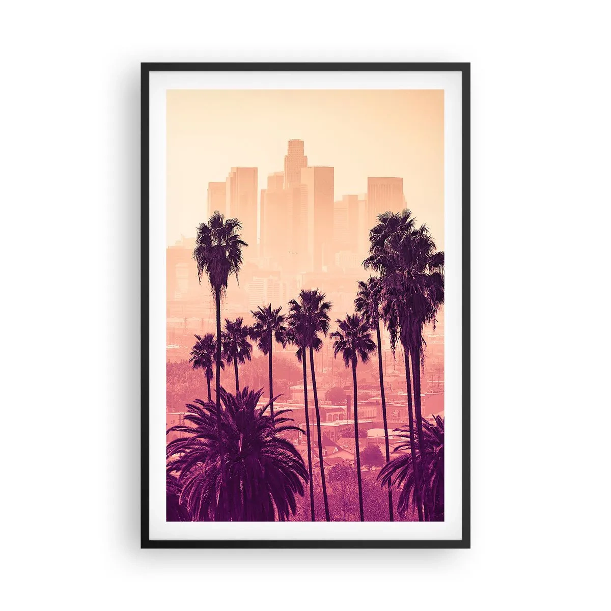 Poster in black frame - Californian Landscape - 61x91 cm