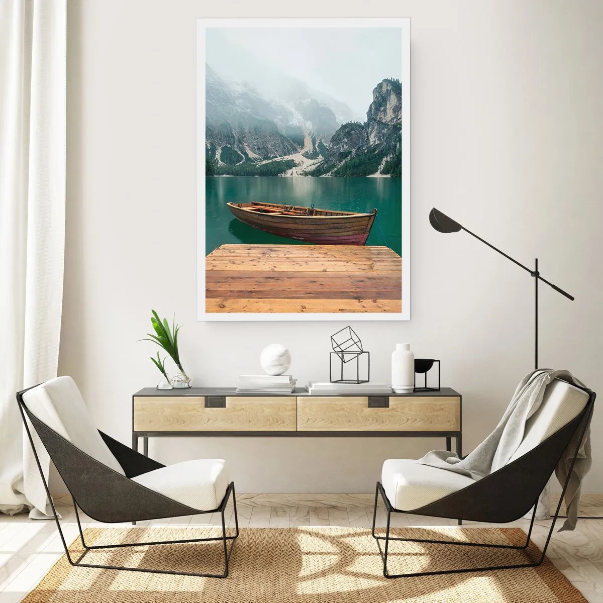 Poster - Boat Found Solitude - 50x70 cm