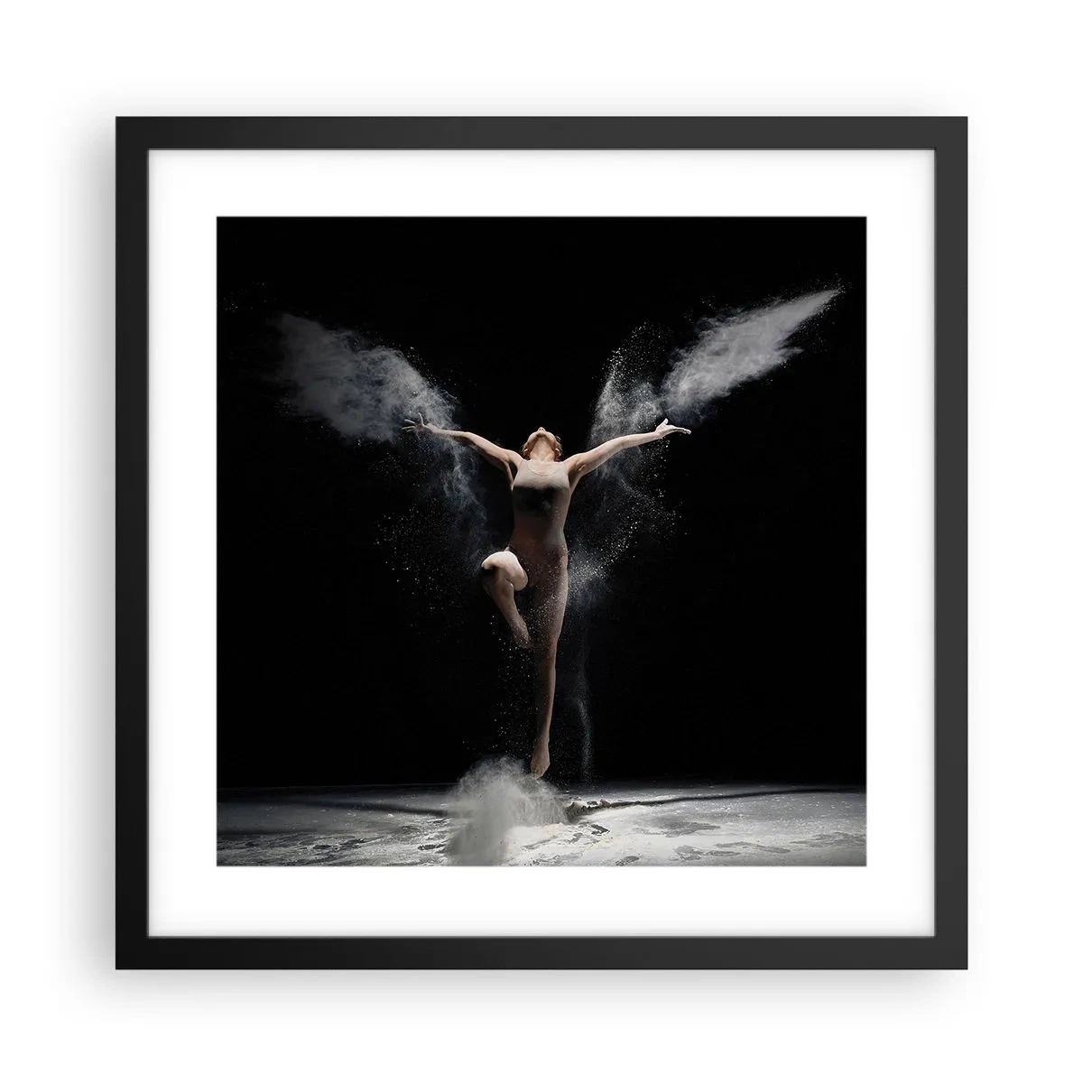 Poster in black frame - Elves Exist - 40x40 cm