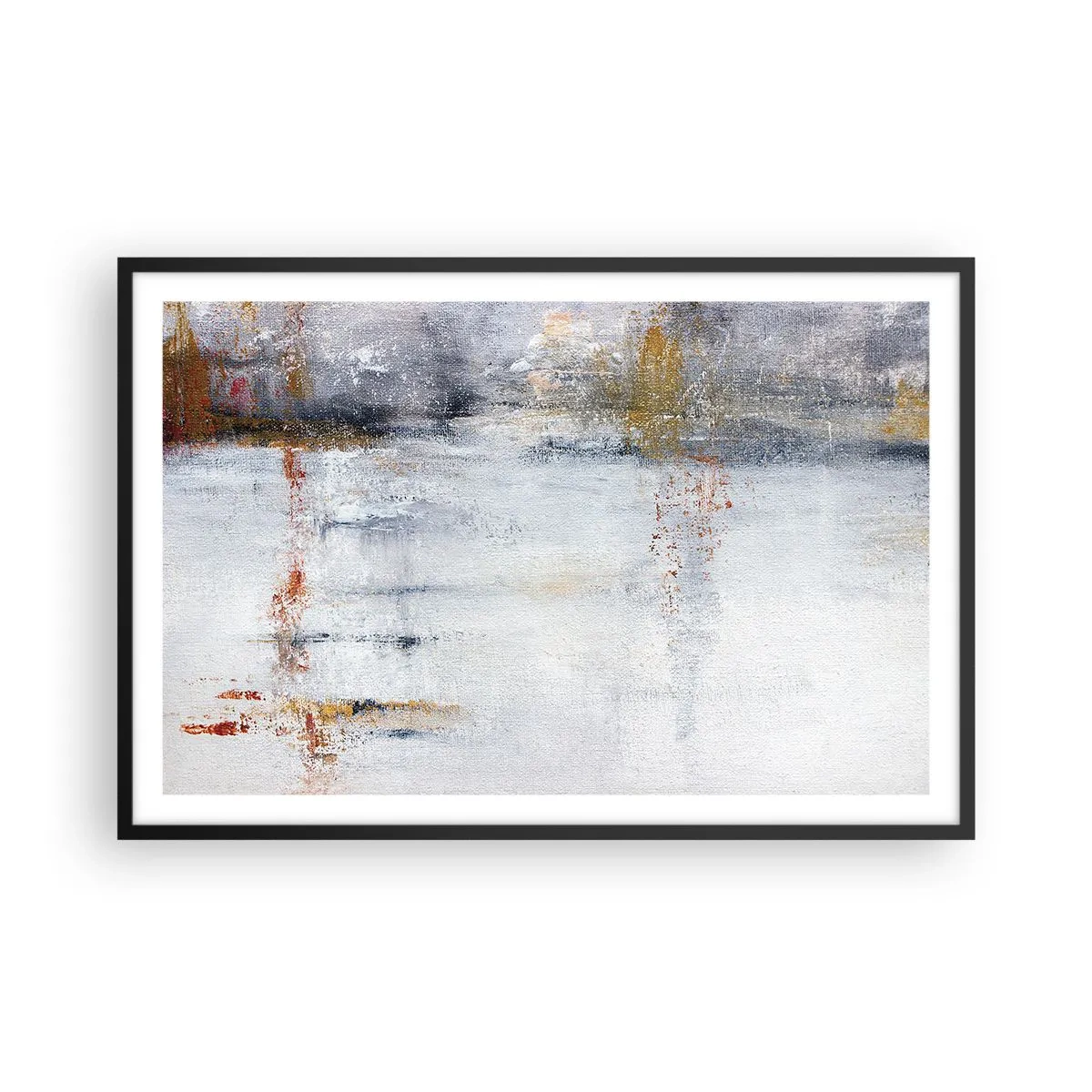Poster in black frame - Behind a Curtain of Air - 91x61 cm
