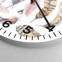 Clock face with numbers