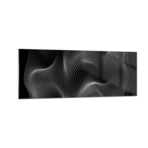 Glass picture - Dance of the Light in Space - 140x50 cm