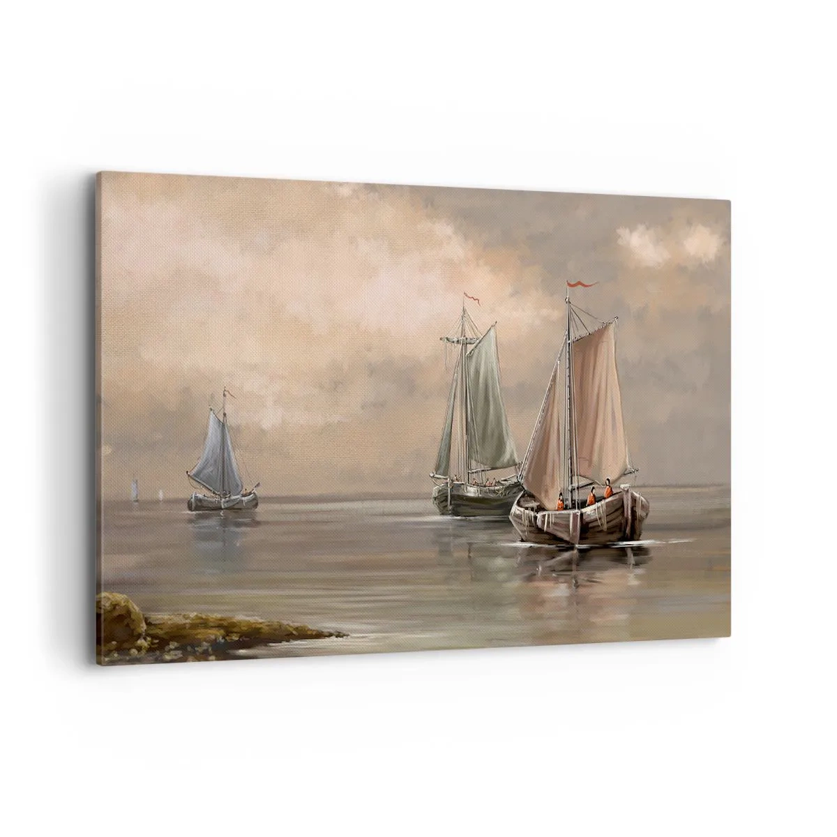 Canvas picture - Return of Sailors - 120x80 cm
