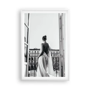 Poster in white frmae - Awakening of the Senses - 61x91 cm