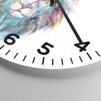 Clock face with numbers