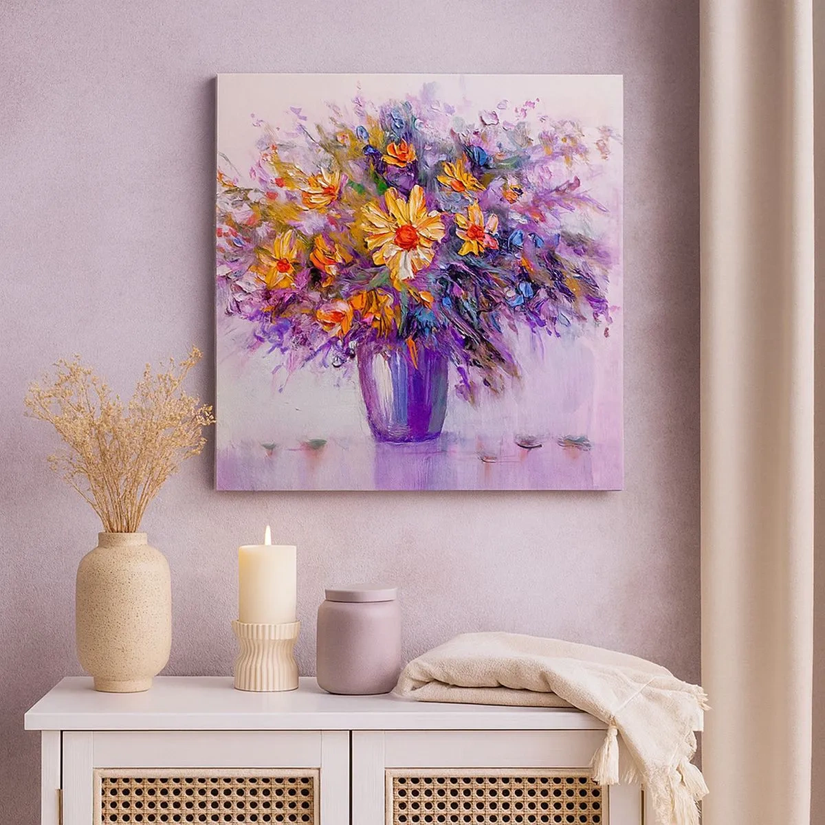 Canvas picture - Smells Sweet, Looks Sweet - 30x30 cm