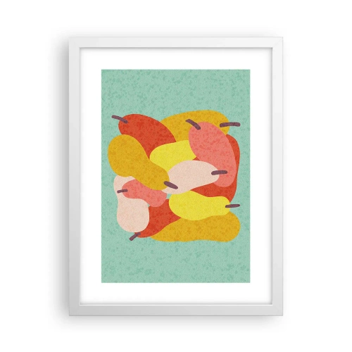 Poster in white frmae - Try Summer Sun - 30x40 cm