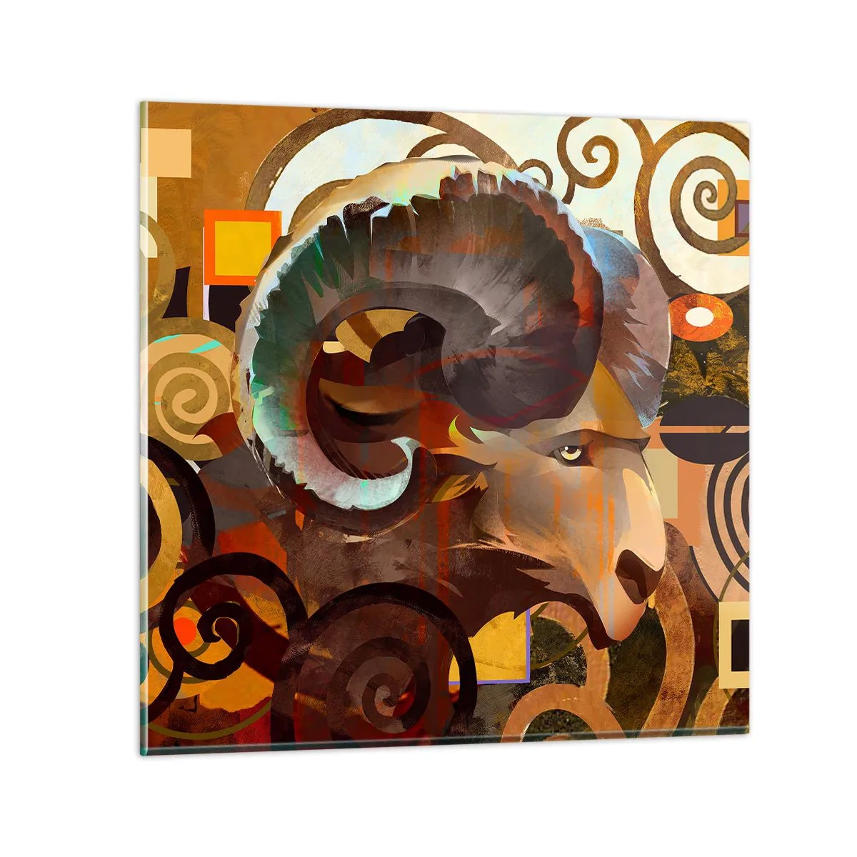 Glass picture - Magic - Religions - Rituals - 60x60 cm