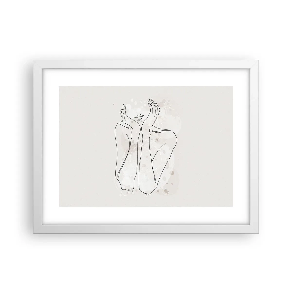 Poster in white frmae - Dreamful Moment - 40x30 cm