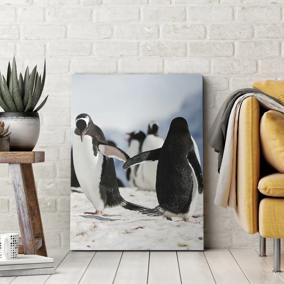 Canvas picture - Dance in the Snow - 70x100 cm