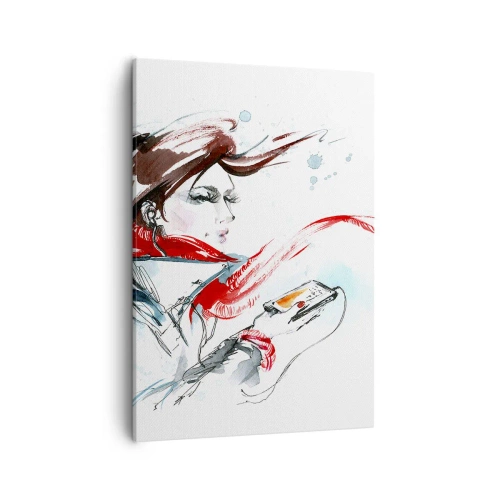 Canvas picture - I Can't Hear the Music - 50x70 cm