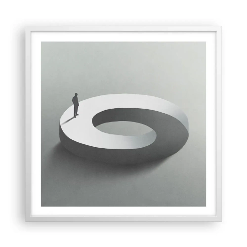 Poster in white frmae - Puzzle It out - 60x60 cm