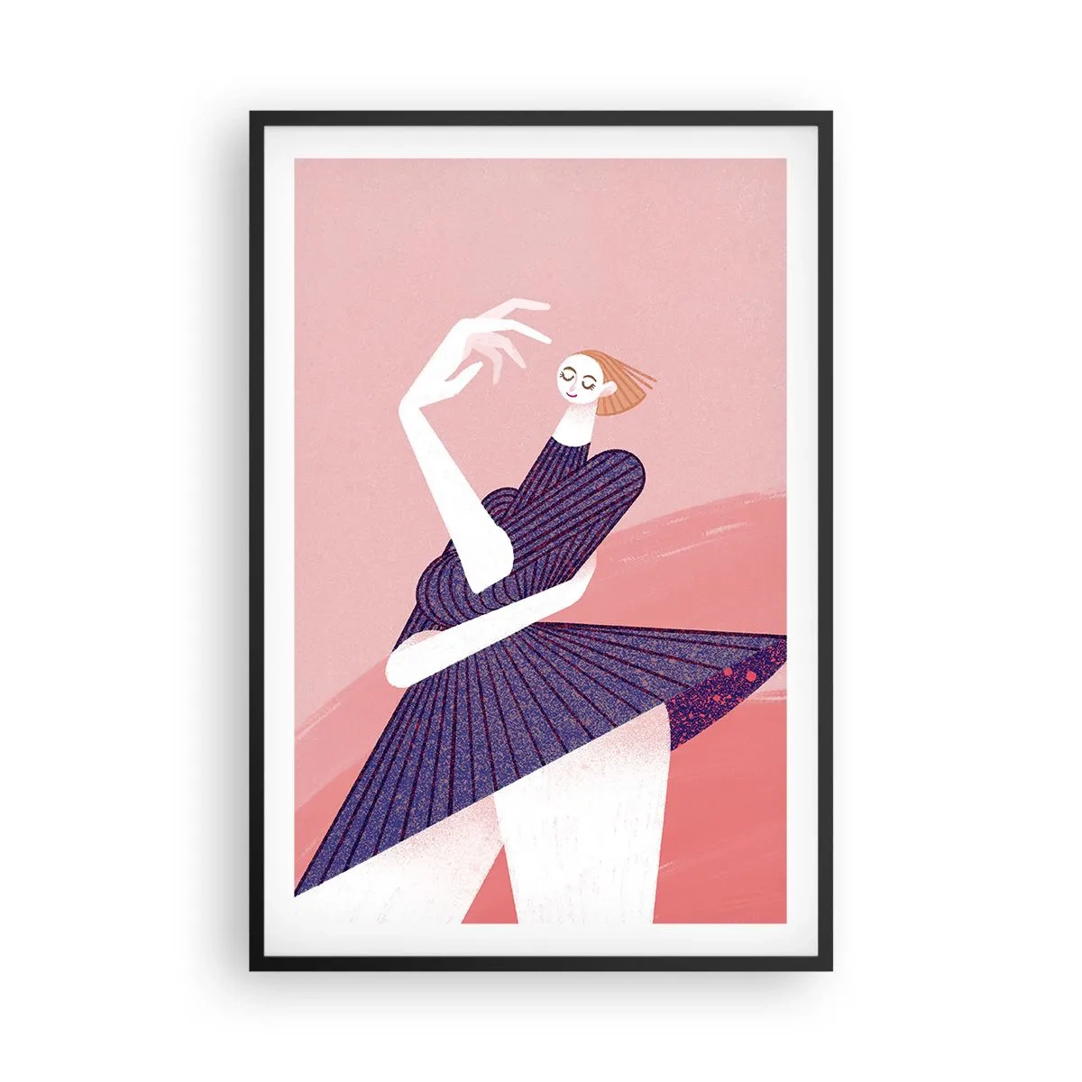 Poster in black frame - Every Step Dancing - 61x91 cm
