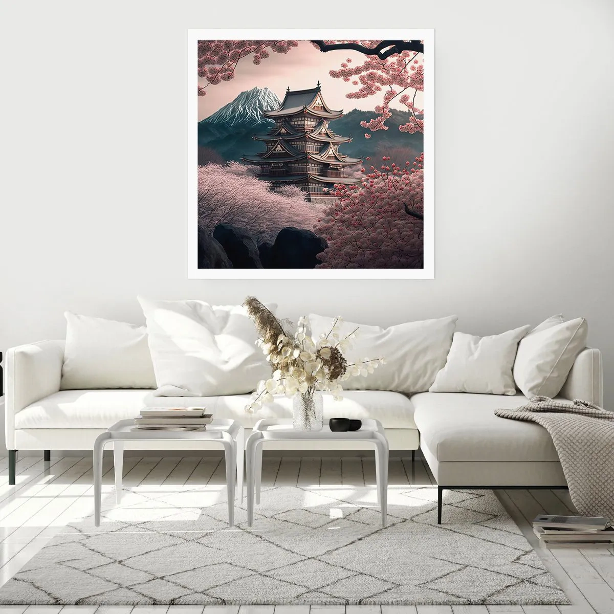 Poster - Land of Cherry Blossoms - 60x60 cm