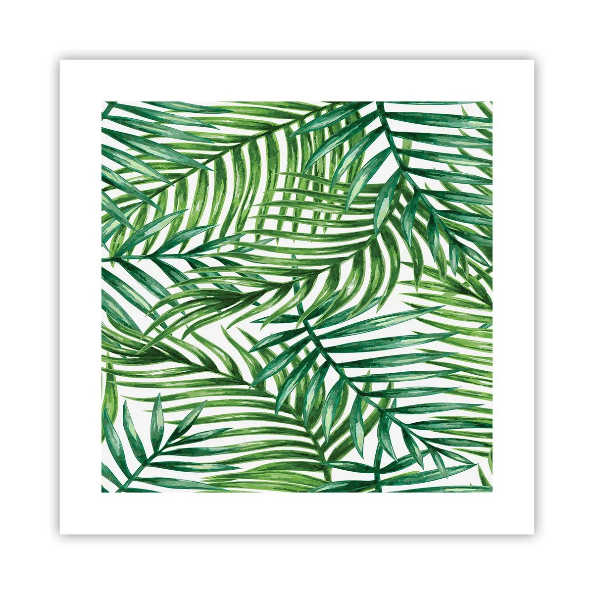 Poster - Under the Green Canopy - 40x40 cm