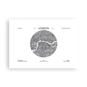 Poster - Anatomy of London - 70x50 cm