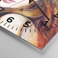 Clock face with numbers