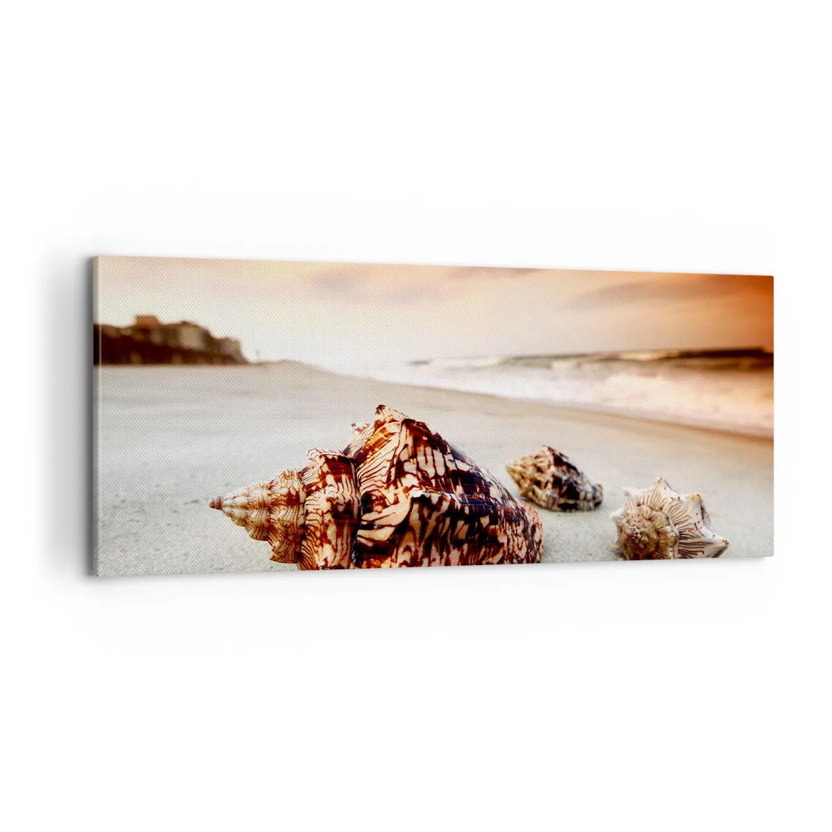 Canvas picture - Expelled by Waves - 100x40 cm