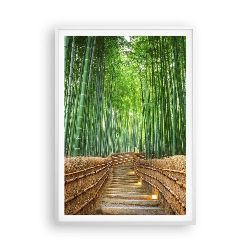 Poster in white frmae - Essence of Asian Nature - 70x100 cm