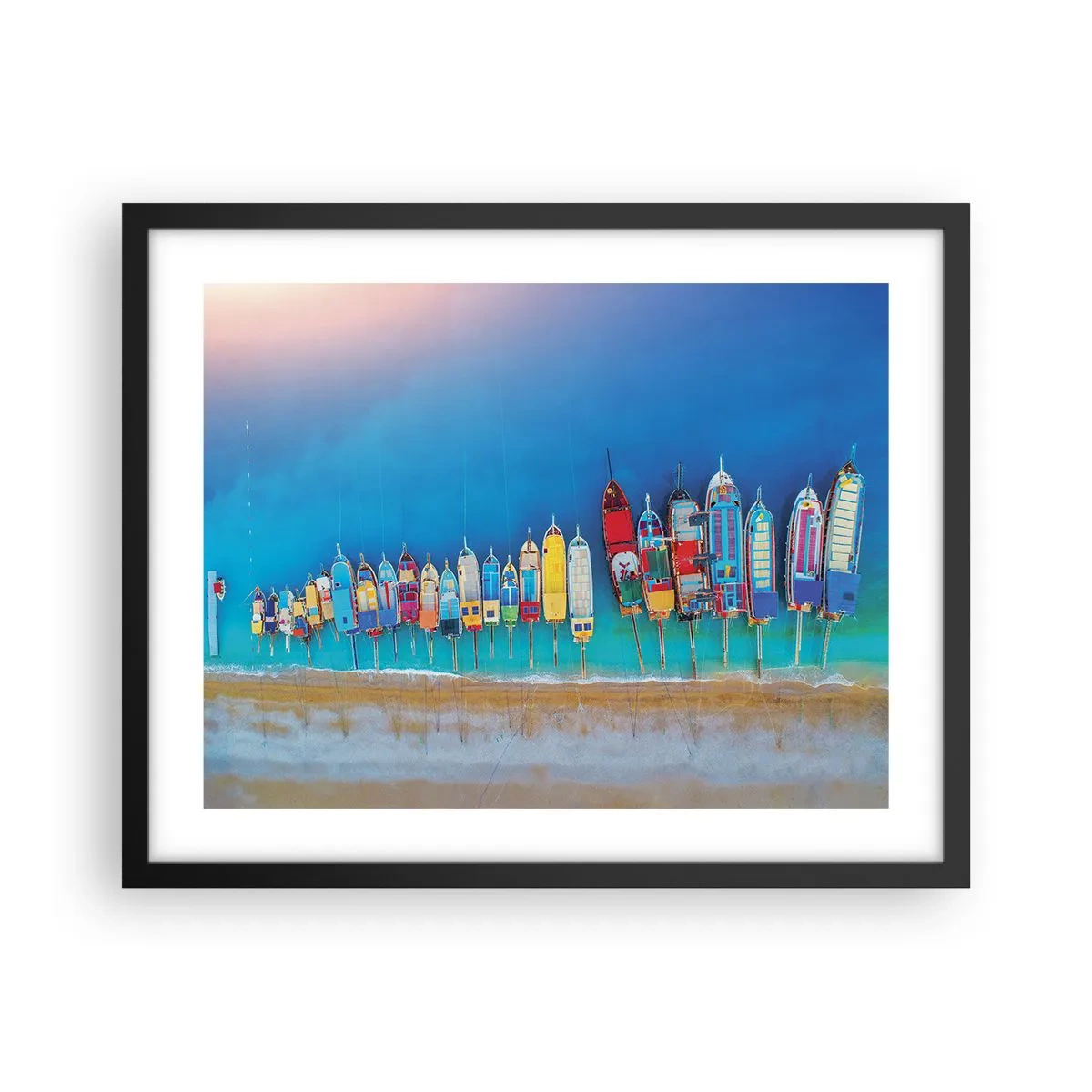 Poster in black frame - From Bird's Eye View - 50x40 cm