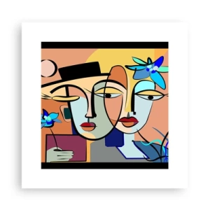 Poster - Rendez-vous Picasso Style - 30x30 cm