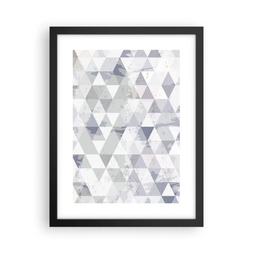 Poster in black frame - In the Rhythm of a Triangle - 30x40 cm