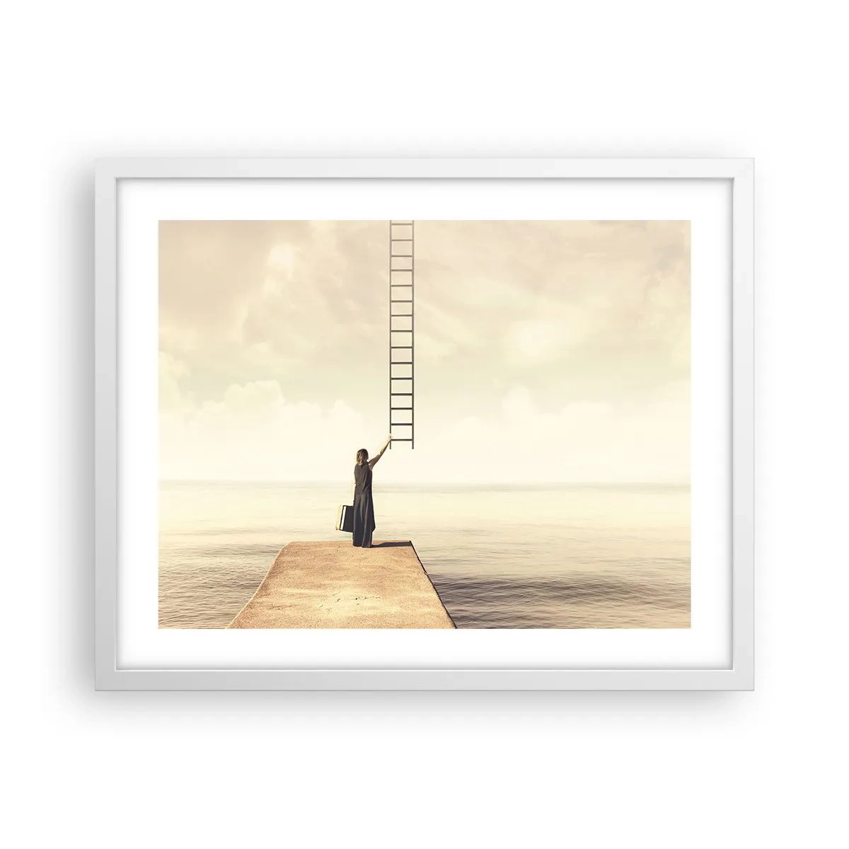 Poster in white frmae - Magical Trip - 50x40 cm