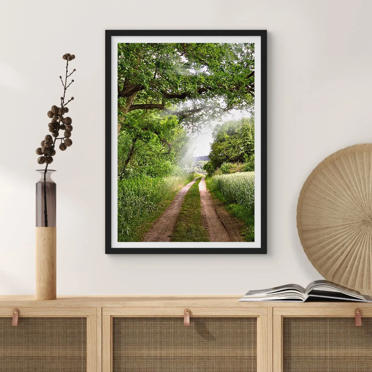 Poster in black frame - Et in Arcadia Ego - 61x91 cm