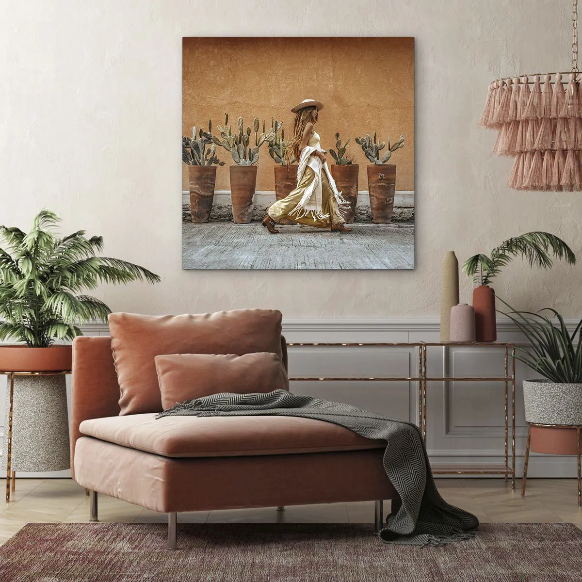 Canvas picture - Hippie Style - 50x50 cm