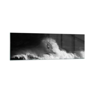 Glass picture - Challenge Accepted! - 160x50 cm