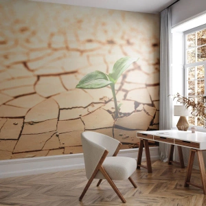 Self-Adhesive Photo Wallpaper Deluxe Sticker - Untamed Life Force - Nature, Plant, Drought - 400x280 cm